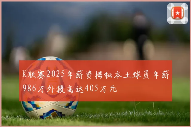 K联赛2025年薪资揭秘本土球员年薪986万外援高达405万元